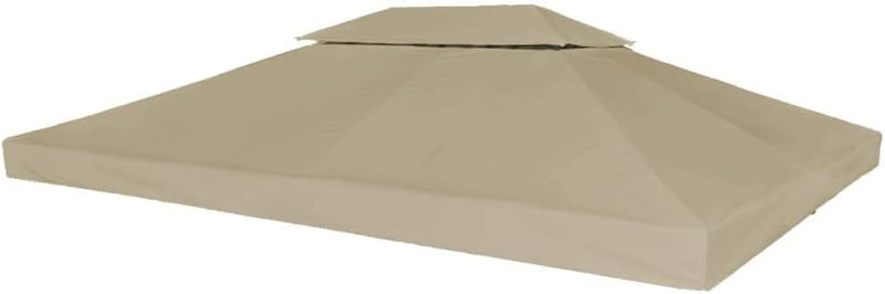 yorten 2-Stufiges Pavillondach Ersatzdach Pavillon Dach mit PVC-Beschichtung Wasserdicht 310 g/m² 4