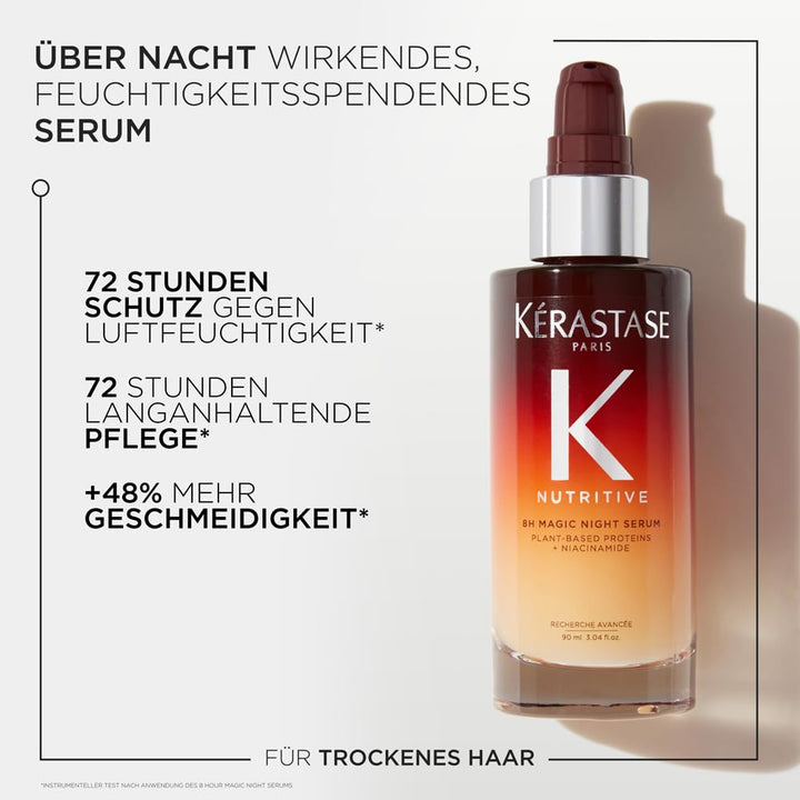 Kérastase Nutritive, Nachtserum für normales bis leicht trockenes Haar, Nährend und glättend für meh
