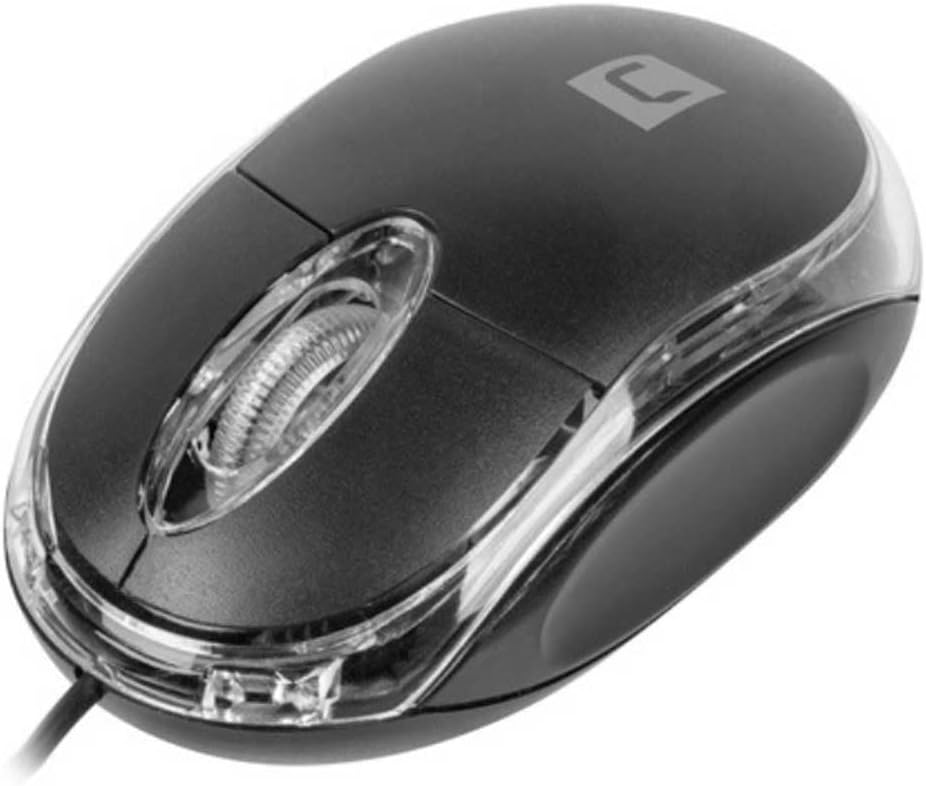 NATEC Maus Vireo 2 1000DPI Optico USB schwarz