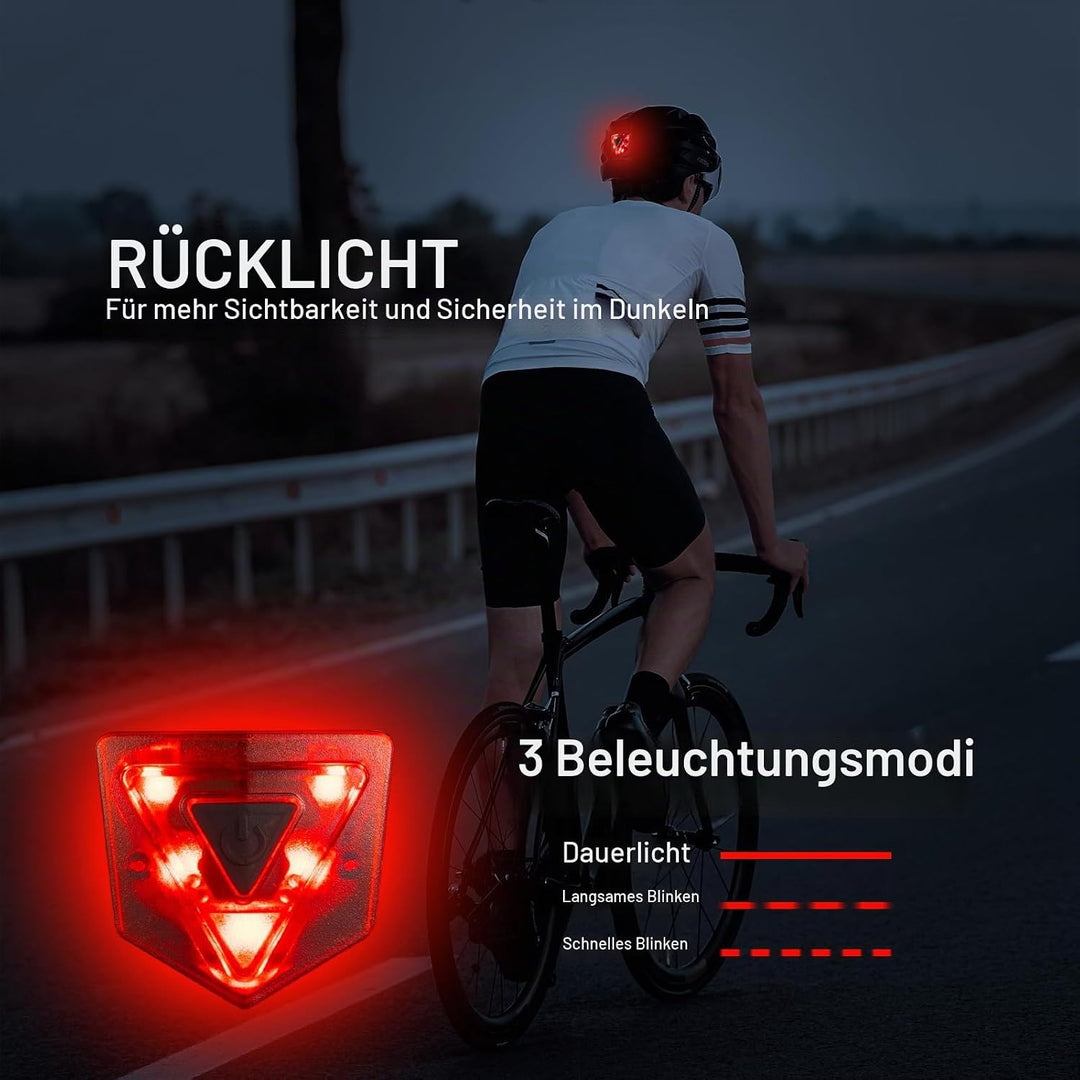 Favoto Fahrradhelm Herren mit Licht - Damenhelm Fahrradhelm Leichtgewicht Atmungsaktiv mit Brille Rü