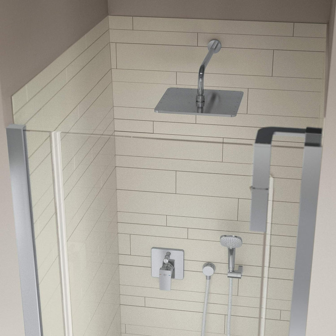 Ideal Standard B9445AA Idealrain Kopfbrauseanschluss Aufputz Wandanschluss Chrom, Wandanschluss Chro