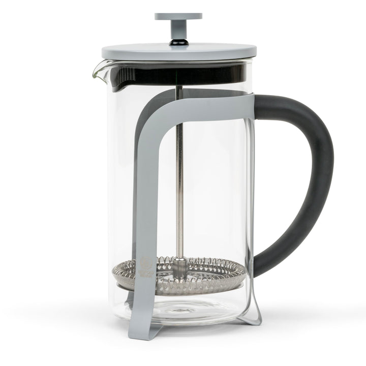 Leopold Vienna - French Press Kaffee- und Teebereiter Moshi 600ml (5 Tassen) grau Medium Gray, Mediu