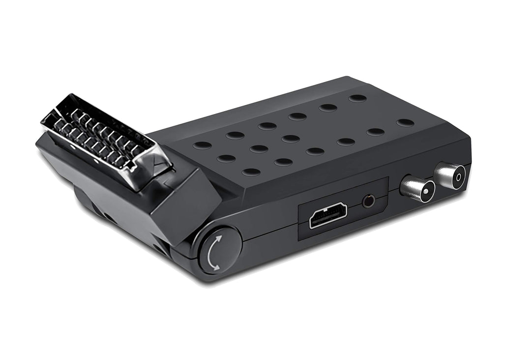 DIPROGRESS DPT202SB Digitaler terrestrischer Scart Stick DVB-T2 H265/HEVC Main 10 mit Universal-Fern