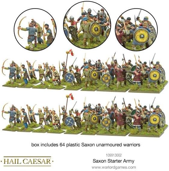 Hail Caesar Warlord Games, Saxon Starter Army - Wargaming miniatures