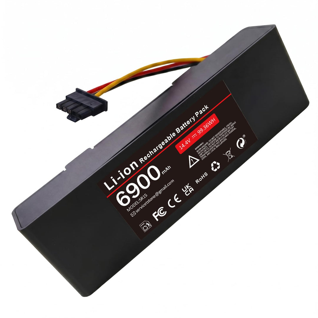 6900mAh Ersatzakku für Xiaomi Mop 2S / Mop Pro/Mop P, 14.4V Li-ion Akku mit Xiaomi Mijia STYTJ02YM /