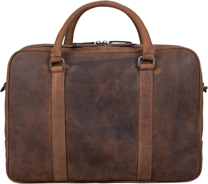 STILORD 'Dante' Business-Tasche Leder gross elegante Aktentasche Umhängetasche Laptoptasche 15.6 Zol