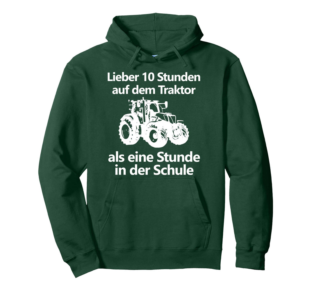 Landwirt Landwirtschaft Bauer Trecker Traktor Schule Kinder Pullover Hoodie