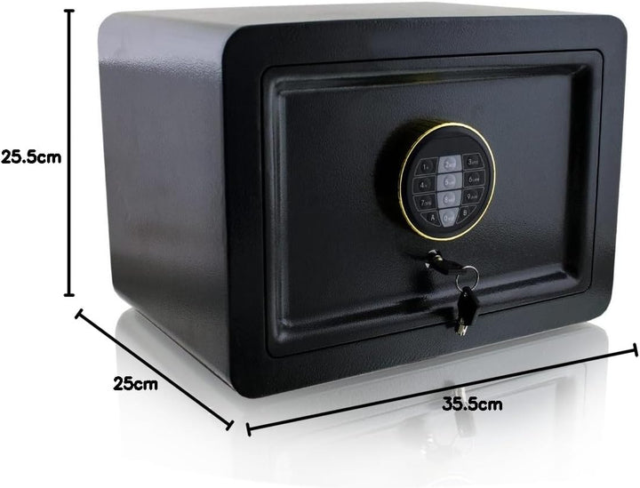 BITUXX® Design Safe Tresor elektronisch Minisafe Wandtresor Wandsafe Schranktresor Geldschrank Möbel