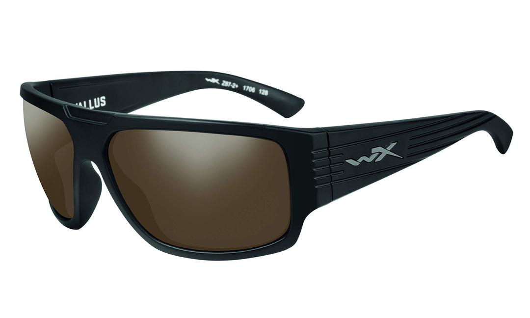 Wiley X Unisex Vallus Schutzbrille/sonnenbrille Zertifiziert Nach En.166f (eu-norm) M-L Matt Schwarz