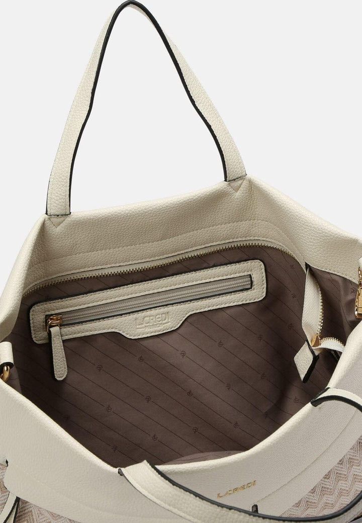 L.CREDI Shopper Kierra Einheitsgrösse Pearl, Einheitsgrösse Pearl