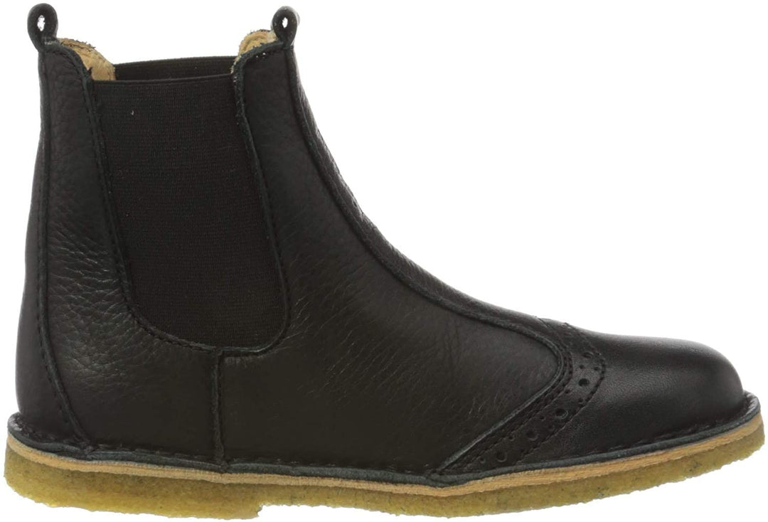 Bisgaard Unisex Kinder Nori Chelsea Boots 29 EU Schwarz, 29 EU Schwarz