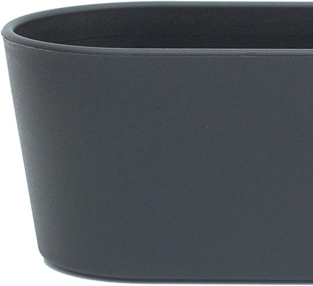 Erdkultur Sets Happy-Nature Set6 6 teilig Kunststoff Flori Pflanzschale schwarz für Erdpflanzen L 36