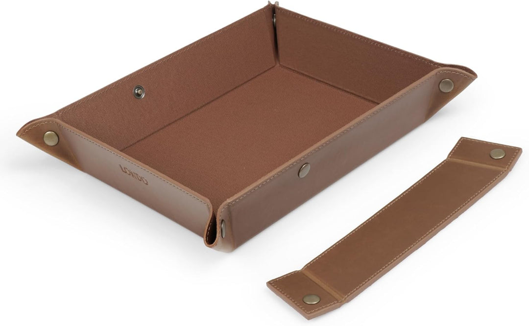 Londo Leder Taschenleerer - Vide Poche - Ledertablett Organizer, Praktische Aufbewahrungsbox - für G