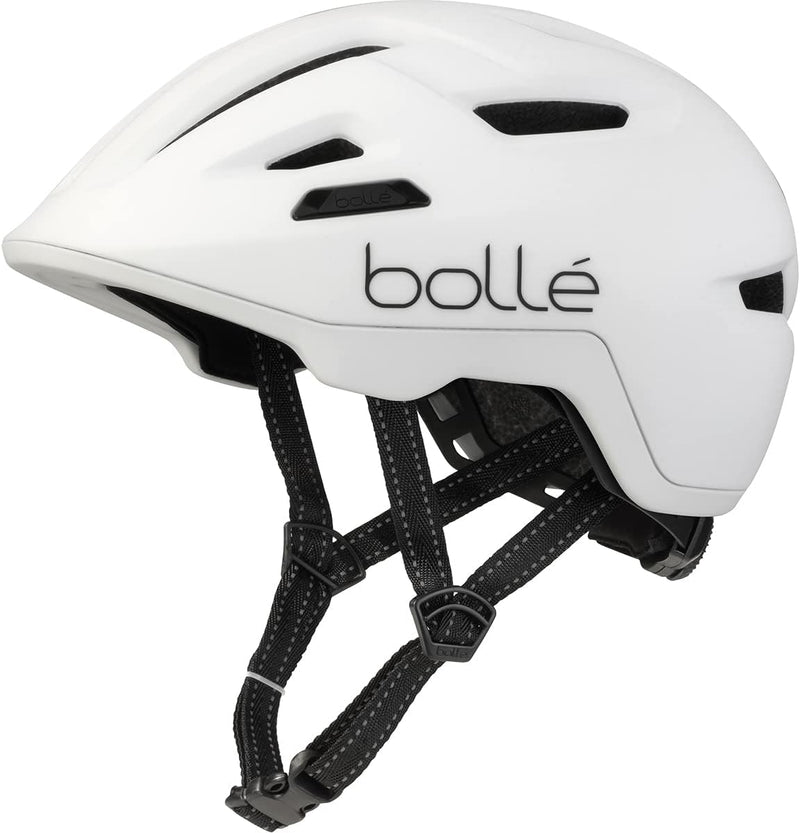 bollé - STANCE White Matte M 55-59cm, Fahrradhelm, Medium, Unisex Erwachsene