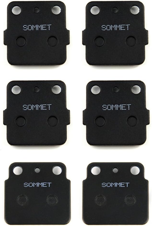 SOMMET Motorrad Bremsbeläge Vorne + Hinten für Suzuki LT-Z 400 K/Z/L Quadsport (2003-2013)