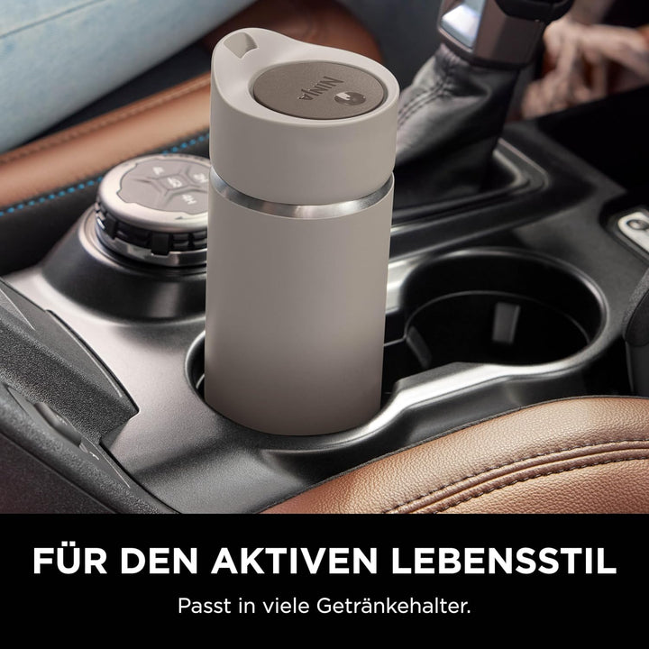 Ninja 400 ml Sip Perfect Trinkflasche für Heissgetränke, BPA-frei, spülmaschinenfest, Thermosflasche