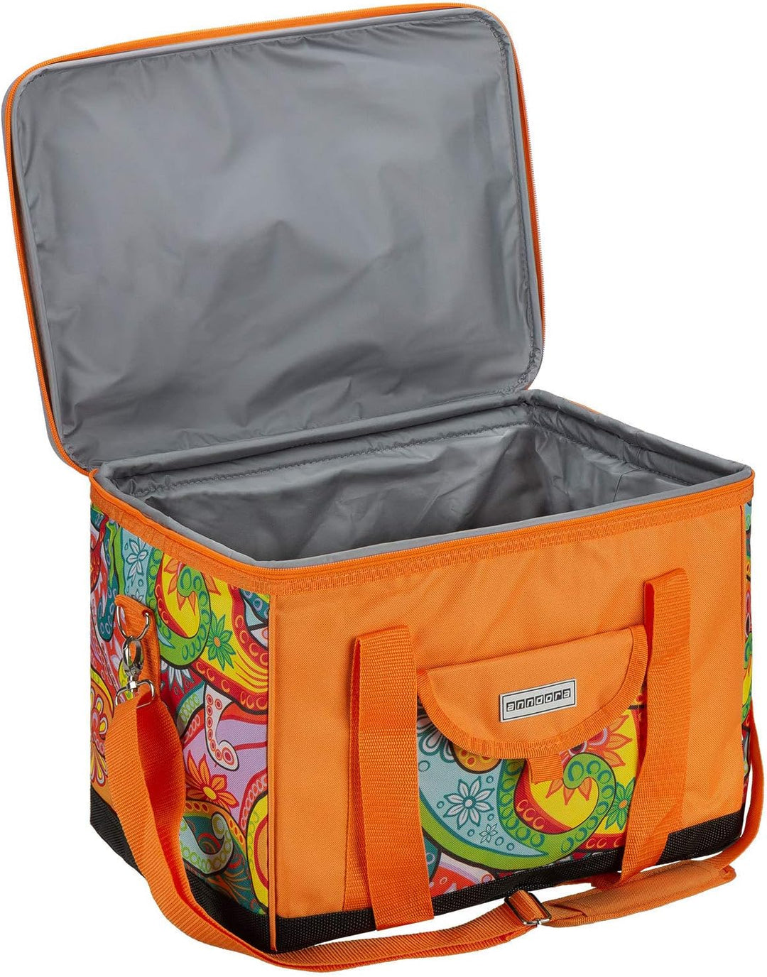 anndora Kühltasche XL 40 Liter Xl Paisley Orange