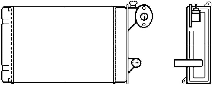BEHR HELLA SERVICE 8FH 351 313-341 Wärmetauscher, Innenraumheizung