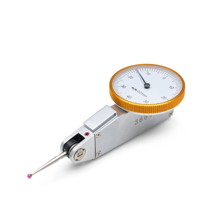 Lever Comparator Measuring Tool 0-0.8mm Working Tool with Reading 0.01 Dial Diameter 30mm Ruby Bar 1