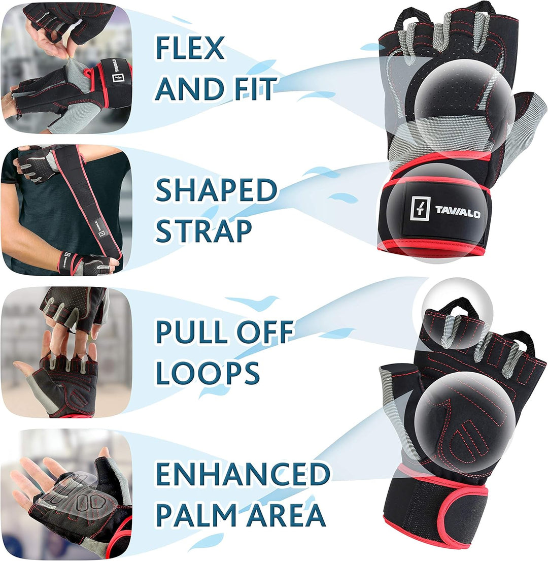 Fitnesshandschuhe, Trainingshandschuhe für Männer, Grössen M (16-19 cm), L (19-22 cm), unterschiedli