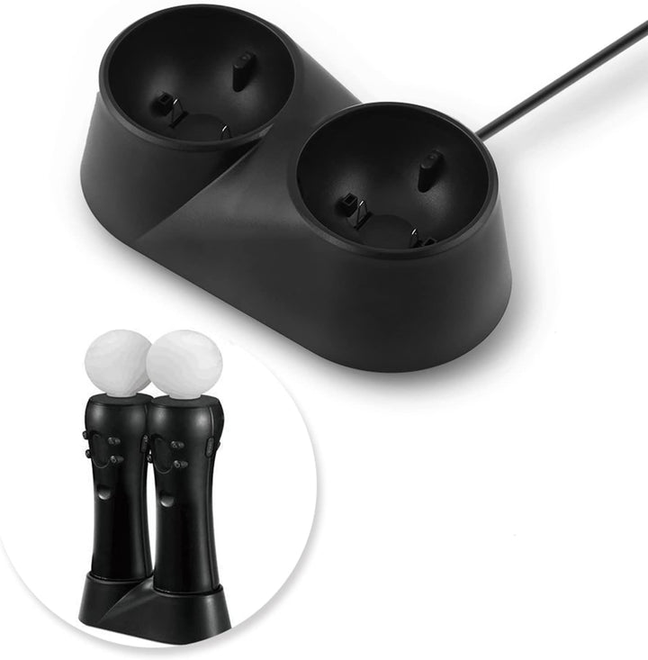 Yosoo Health Gear Ladestation für VR Controller mit 4 Move Ladegeräten, USB Anschluss, Schnelles Auf