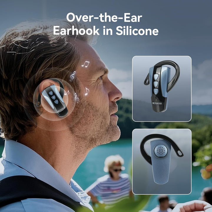 Retekess TT106S Drahtloses Tourguide-System, Tourguide-Headsets, 2.4GHz, One-Touch-Bedienung, USB-La