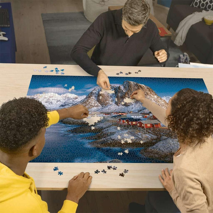 Ravensburger Puzzle 17081 - Hamnoy, Lofoten - 3000 Teile Puzzle für Erwachsene und Kinder ab 14 Jahr