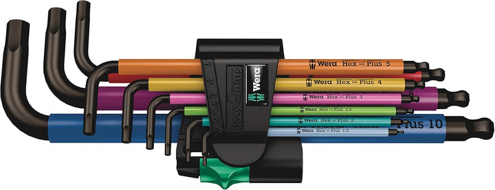 Wera Schraubendreher Set im textilen Köcher Kraftform 2go 100, 11-teilig, 1 Stück, 05004310001 &amp; 950