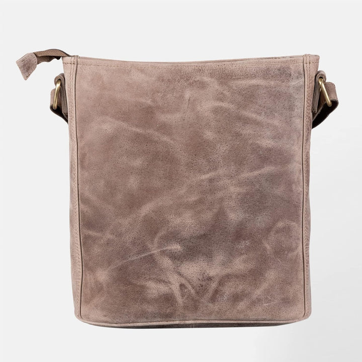 LEABAGS Leder Handtasche Damen I Premium Echtleder Umhängetasche I Schultertasche I Damentasche I Tr