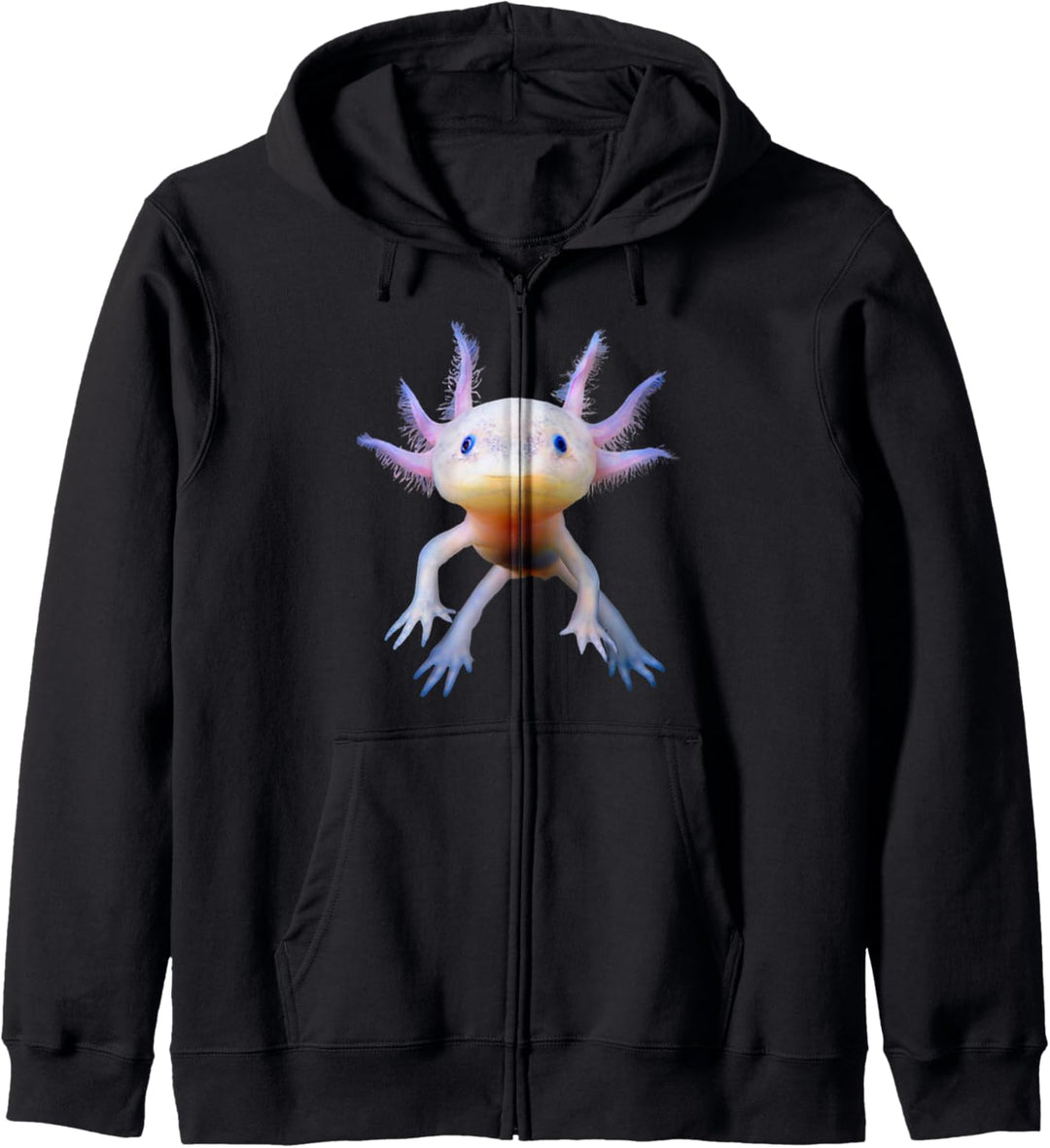 Axolotl Mexican Walking Fish Cute Amphibian Axolotl Kapuzenjacke