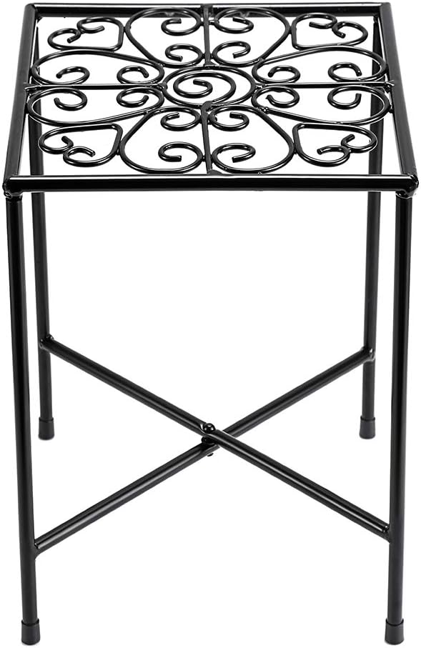 SUMNACON Metall-Pflanzenständer, Blumentopf-Präsentationshalter, Blumentopfhalter für drinnen und dr
