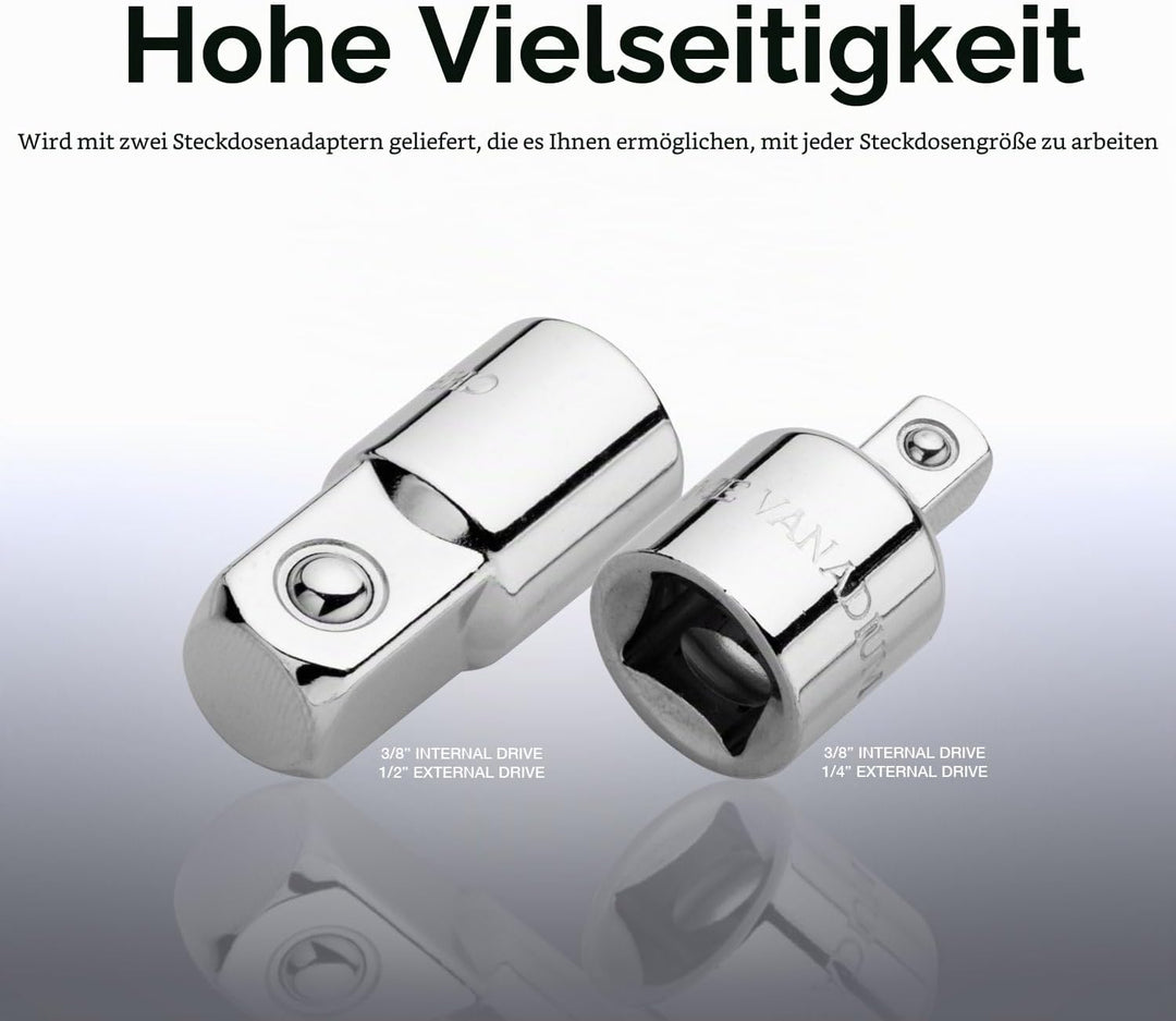 Neiko ¨ 01135A 3/8-Zoll-T-Griff-Schraubenschlüssel mit langer Reichweite | Chrom-Vanadium-Stahl