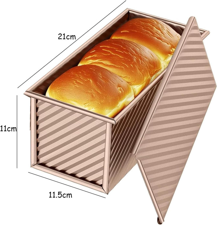 Brotbackform mit Deckel,Toastbrot Backform mit Deckel,Brotbackformen Toast Brot Backform Pullman Lai