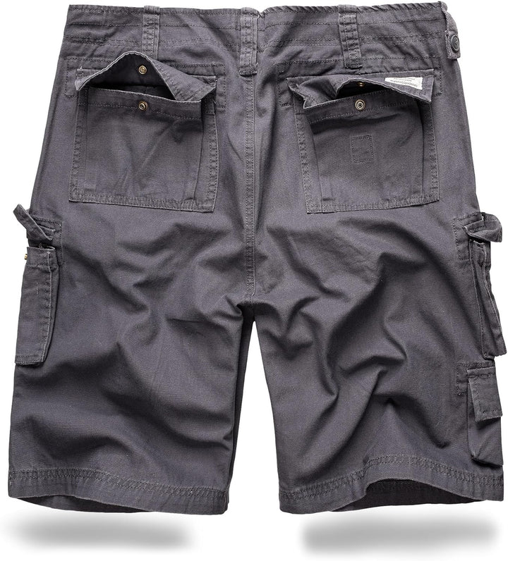 Trooper Herren Cargo Shorts Lightning Edition Bermuda Kurze Hose Vintage (S-7XL) S Anthrazit, S Anth