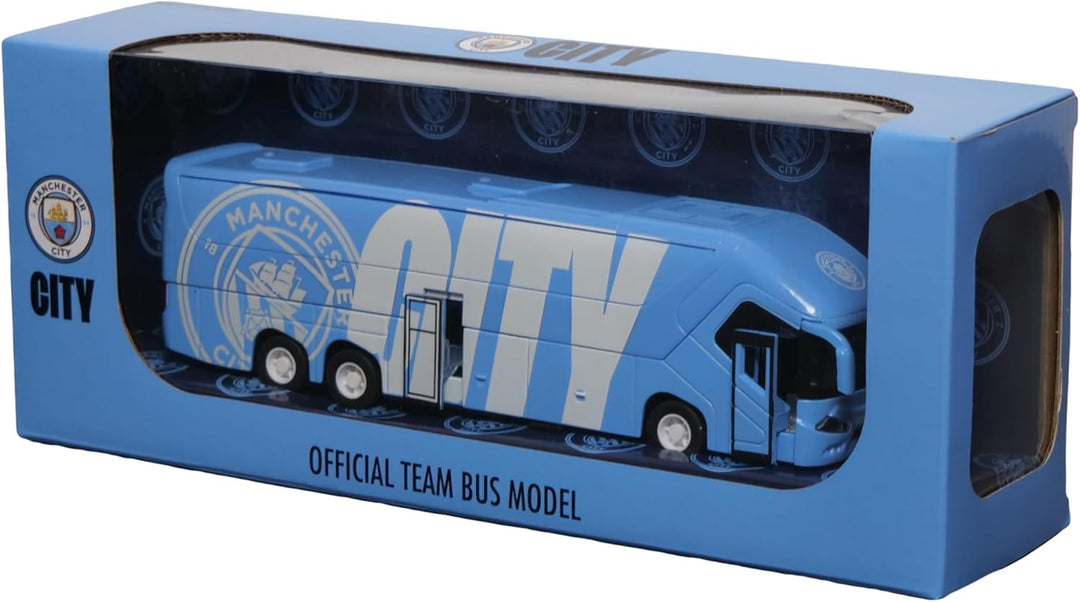 Bus del Manchester City I Autobús del Equipo MC I Aficionados al fútbol I Juguete Coleccionable I Li