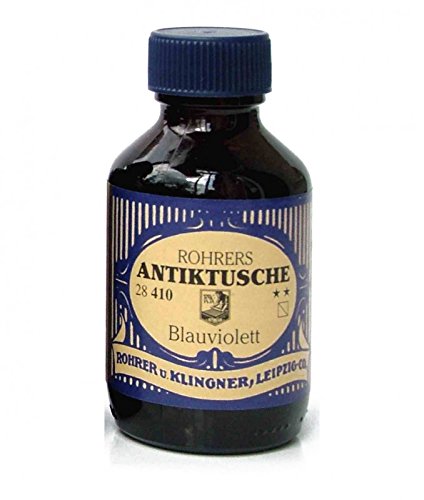 Rohrer + Klingner Antiktusche - 410 Blauviolett, 100 ml