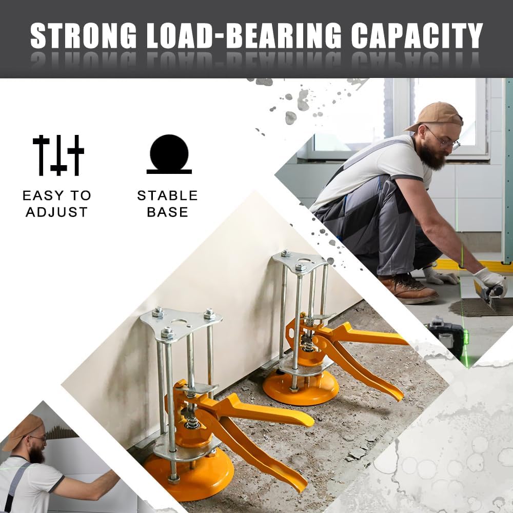 Geoyien Höhenversteller für Fliesen, Präzisions-Locator, Handheld Jack, robust und langlebig, geeign