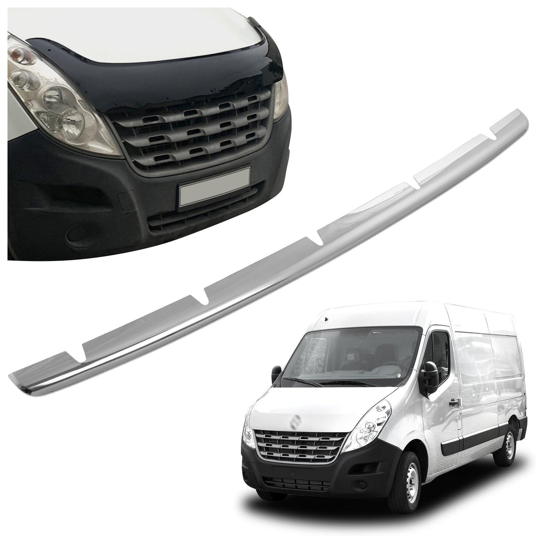 CHROMEMASTER | Kompatibel mit Renault Master 2011+ | Chromleisten Stossstange Vorne, untere Zierblen