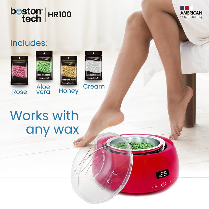 Wachswärmer Wachsenthaarung, neuestes Waxing, Enthaarungsset für Augenbrauen, Achseln, Achseln, Bein