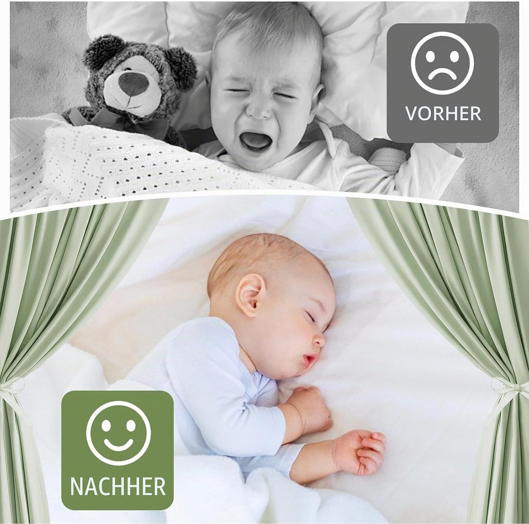 MeYuxg Hausbett Himmel Set, 2 Stück Betthimmel Hausbett Musselin, Kinderbett Baldachin Stoffhimmel f