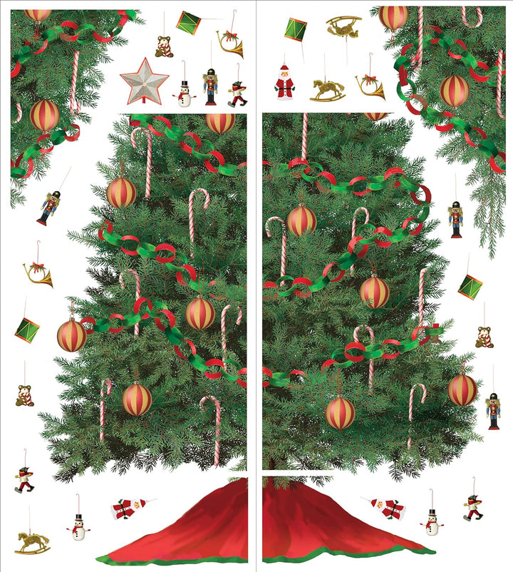 RoomMates Wandsticker Children'einen Tannenbaum s, Mehrfarbig, Farbe