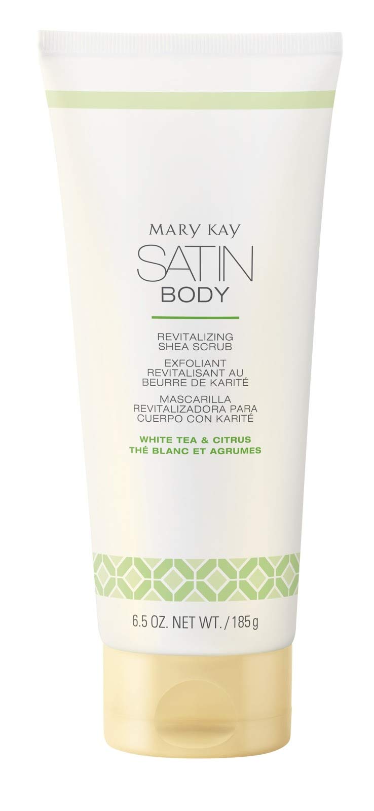 Mary Kay Satin Body Revitalizing Shea Scrub weisser Tee & Zitrus revitalisierendes shea peeling 185g