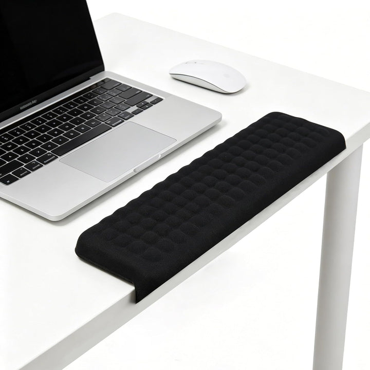 Handballenauflage Tastatur L-Form 2er Set, Memory-Schaum Handgelenk & Ellbogen Auflage mit Rutschsch