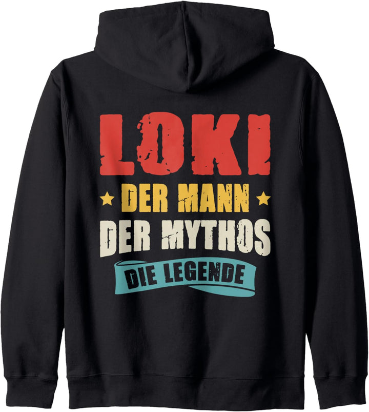 Vorname Loki Der Mann Der Mythos Die Legende Sprüche Kapuzenjacke