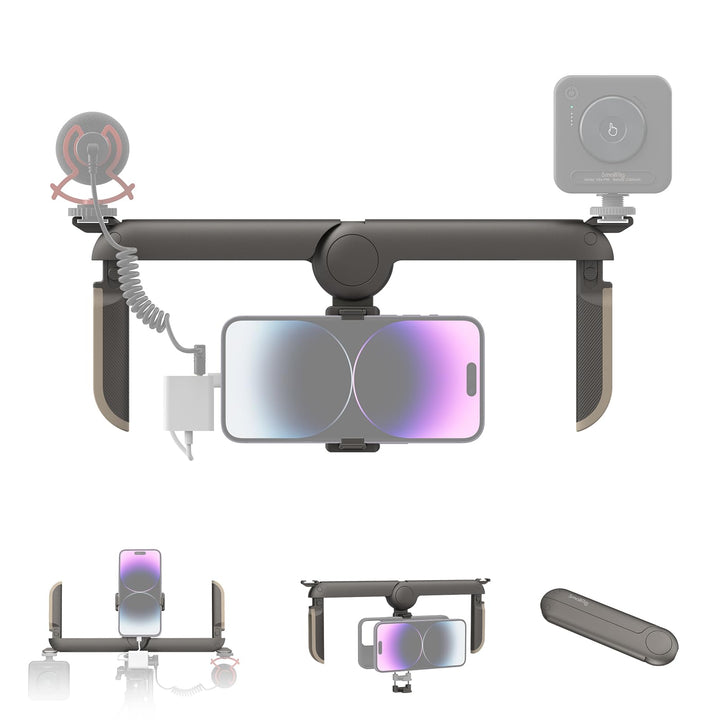 SMALLRIG P20 Foldable Universal Phone Cage, Smartphone Video Rig, Filmproduktion, Vlogging, für Vide