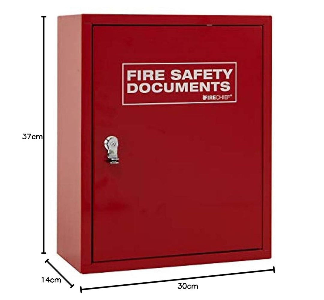 Firechief Fmdc/Red Schrank, Metall, Dokument, Dichtungsriegel, rot
