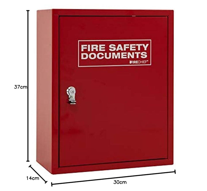 Firechief Fmdc/Red Schrank, Metall, Dokument, Dichtungsriegel, rot