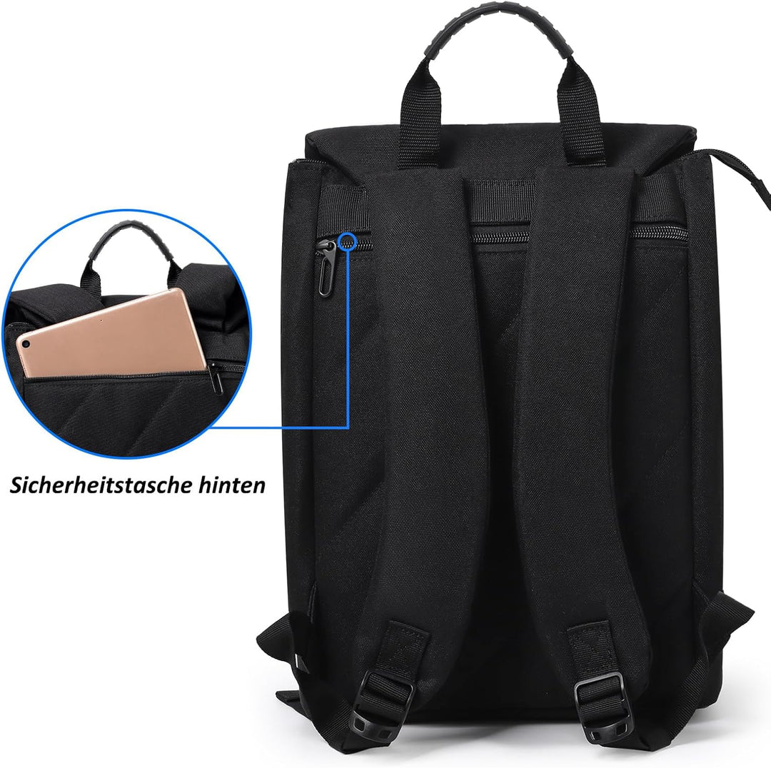 TANTOMI Rucksack Damen Tagesrucksäcke mit Laptopfach & Anti Diebstahl Tasche Reiserucksack Damen Lap