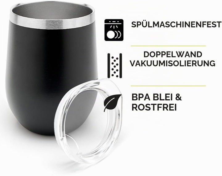 balibetov - Neu - Modernes Yerba Mate Gourd Set (Mate Tasse) - Doppelwandiger 18/8 Edelstahl Enthält