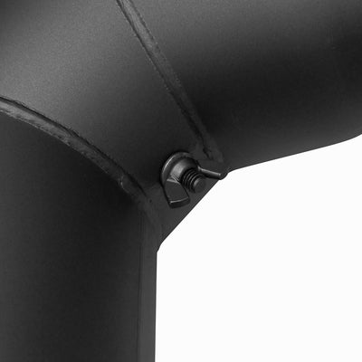 raik SH020-150-sw Raik Rauchrohrbogen/Ofenrohr 150mm - 90° mit Reinigungsöffnung